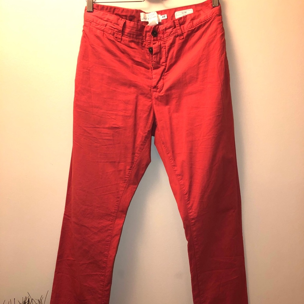 H&M men’s Slim Chino Khaki Pants